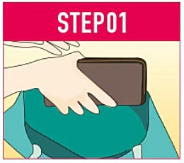 財布布団の使い方ステップ1